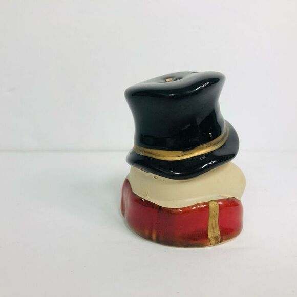 vintage snowman head top hat pepper shaker replacement 3 hole shaker 2.5 inches - Picture 2 of 6